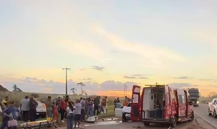 Acidente na BR-364 mobiliza equipes de resgate e deixa quatro feridos em Jaru