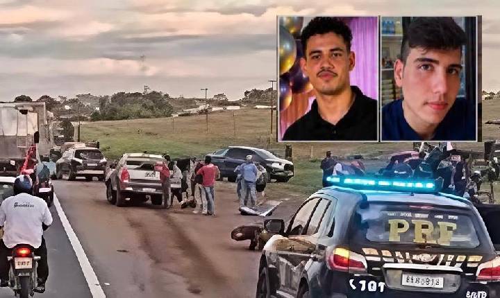 Acidente na Br-364 resulta em dois jovens mortos