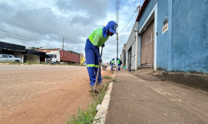 Ações de limpeza e roçagem avançam em diferentes regiões da capital