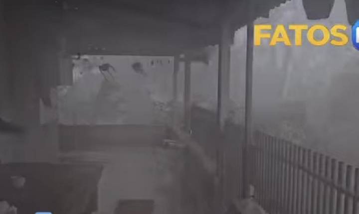 Chuva de granizo derruba árvores e causa prejuízos em Rondônia