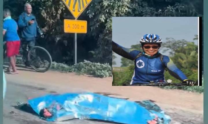 Ciclista de 58 anos morre atropelada por carreta na BR-319, em Porto Velho