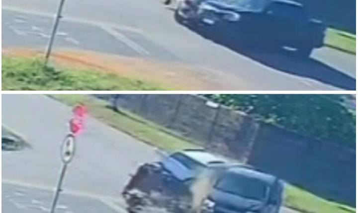 Colisão envolvendo dois carros deixa motoristas feridos