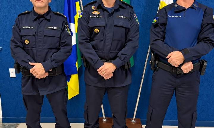 CORONEL DIEGO BATISTA CARVALHO DEIXA COMANDO REGIONAL DE POLICIAMENTO III E CORONEL CARLOS CARVALHO ESTRELA ASSUME COMANDO NO CONE-SUL DE RONDÔNIA