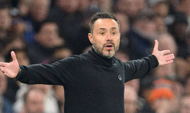 De Zerbi ironiza visão sobre reforço do Tottenham: ‘Era desastroso e agora já é como Modric’