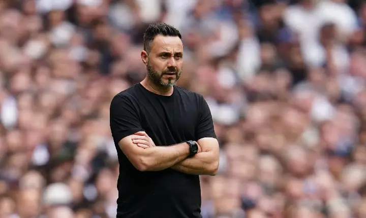De Zerbi: ‘Não podemos dizer que tudo está ruim no Tottenham’