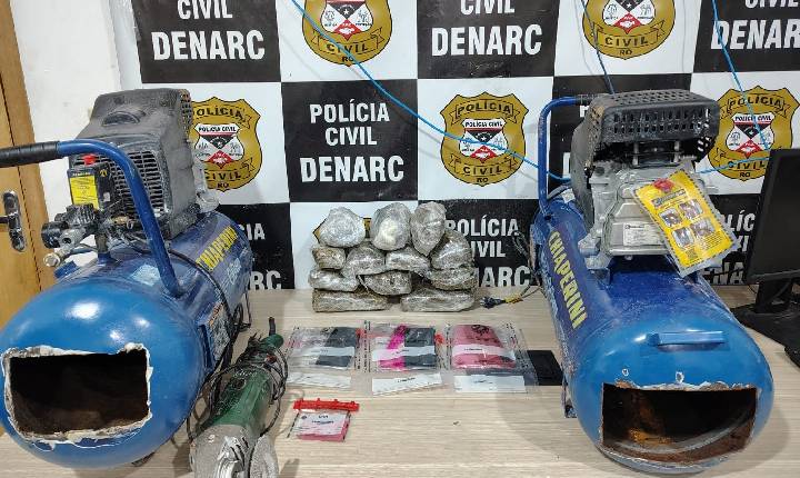DENARC desarticula grupo do CV que usava compressores para ocultar drogas em Porto Velho