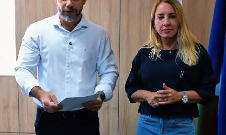 Deputada Ieda Chaves recebe pedido de emenda parlamentar para aquisição de micro-ônibus da Polícia Penal de Rondônia