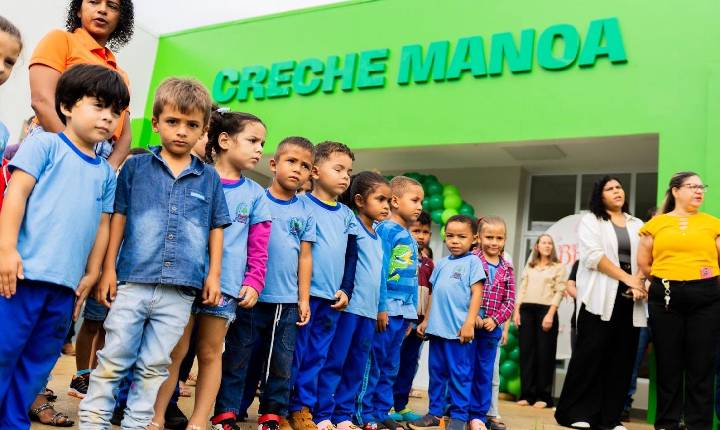 Deputado Pedro Fernandes celebra inauguração da Creche Manoa em Cujubim