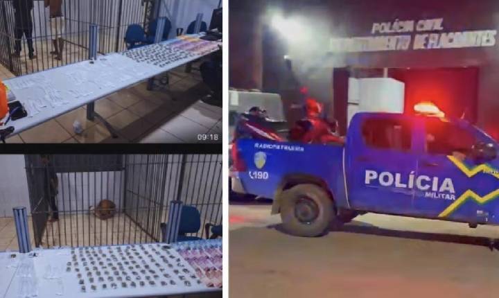 Dupla é presa com várias porções de drogas na zona leste