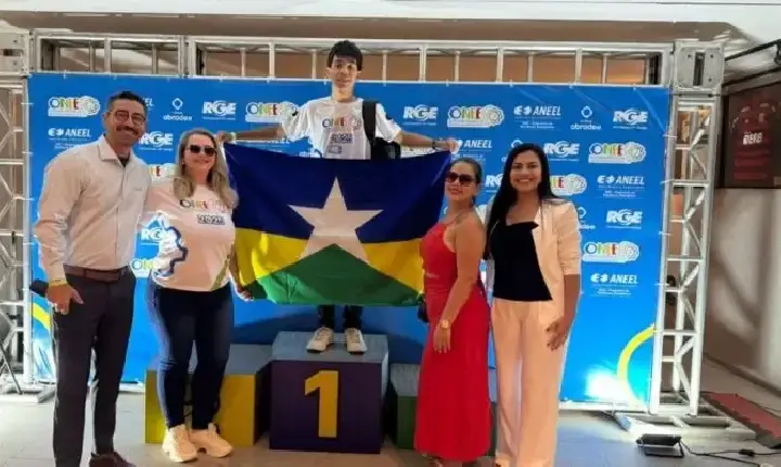 Estudante de Porto Velho inspira nova geração para a Olimpíada Nacional de Eficiência Energética 2026