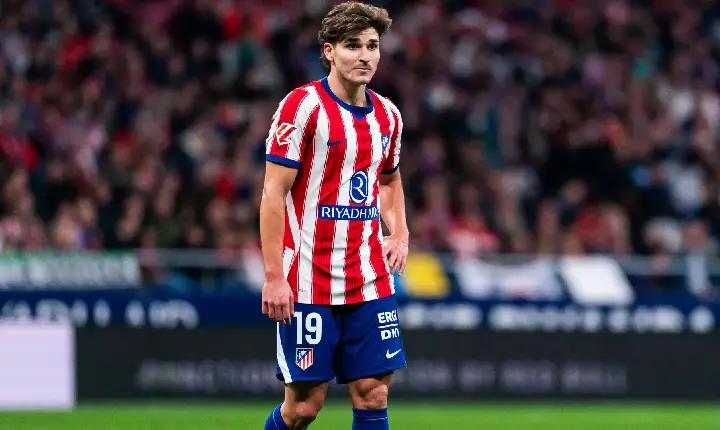 ‘Eu também ficaria bravo’: Julián Álvarez se desculpa com torcida do Atlético de Madrid