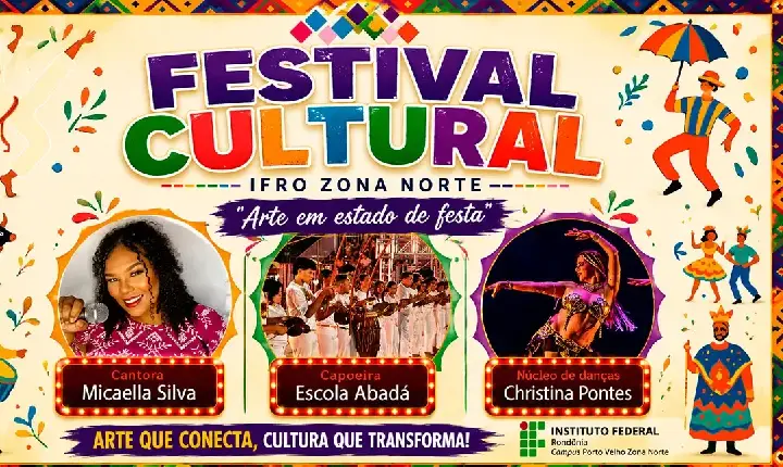 Festival Cultural do IFRO celebra 10 anos de arte, cultura e integração em Porto Velho