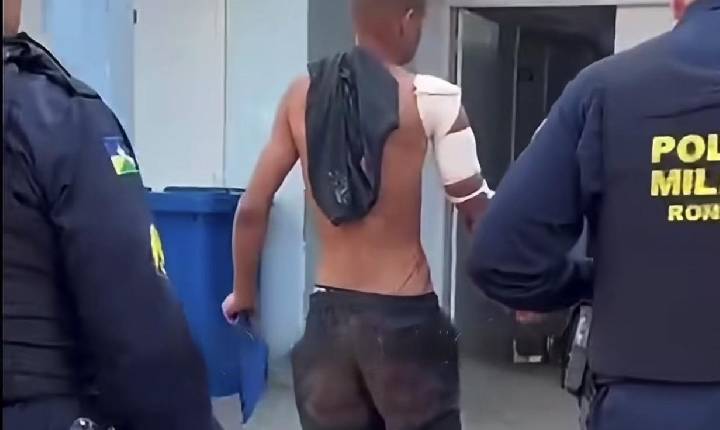 Homem é esfaqueado após tentar agredir mulher