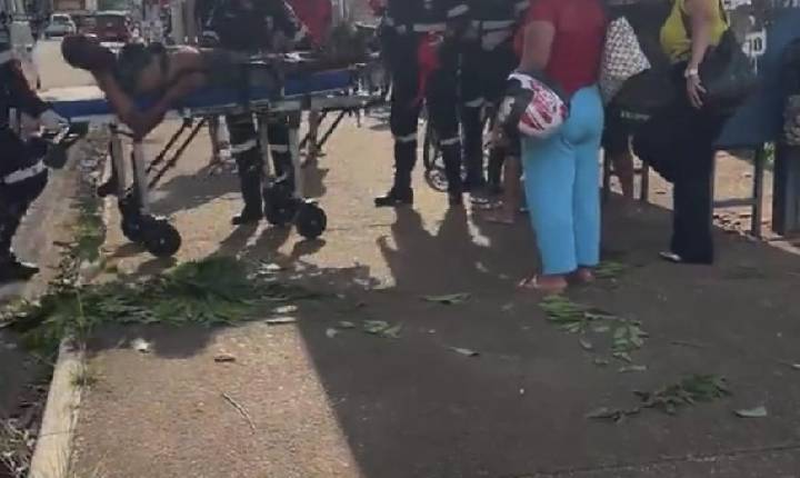 Homem em situação de rua é encontrado desacordado após ser atropelado na zona norte de Porto Velho