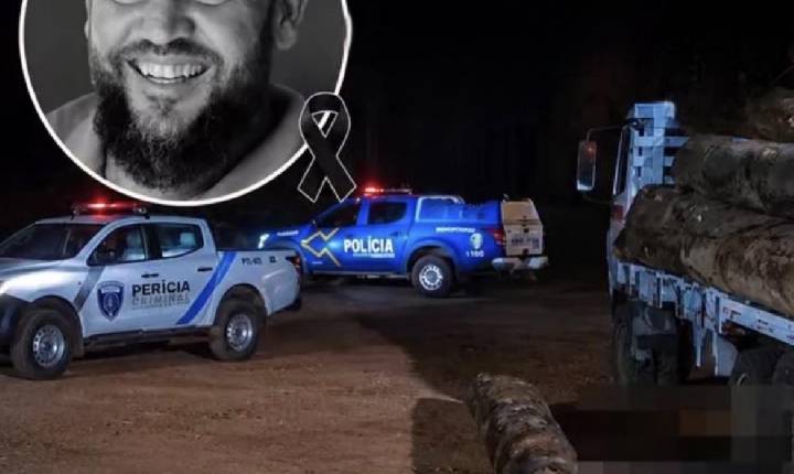 Homem morre após Tora de madeira atingi-lo