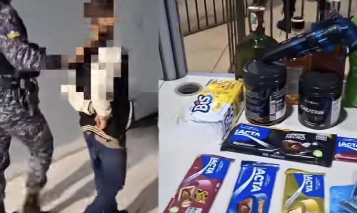 # Jovem de 22 anos é preso após furtar chocolates e bebidas em mercado de Porto Velho