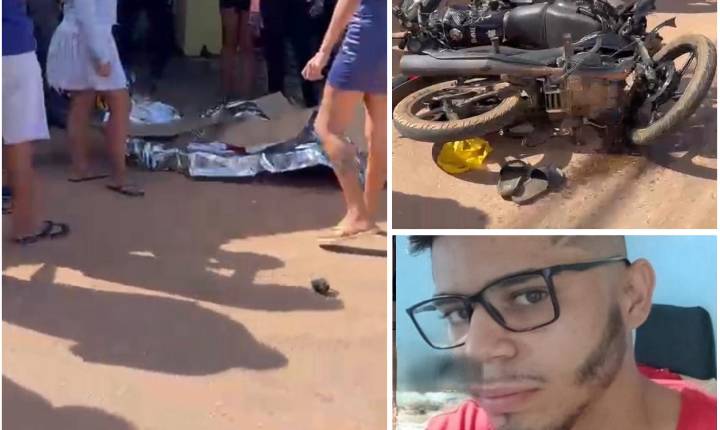 Jovem de 24 anos morre após grave acidente entre motos na Avenida Amazonas em Porto Velho