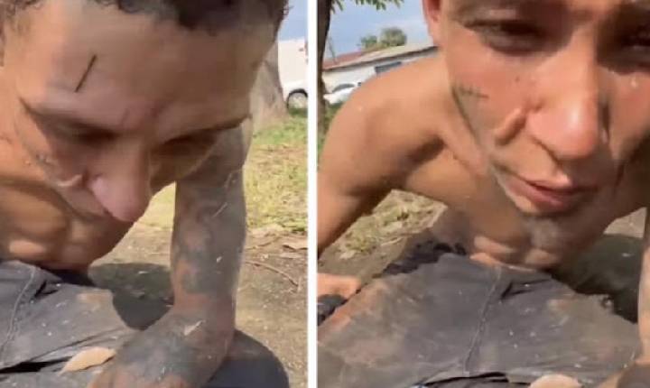 Jovem suspeito de furto é espancado pela população