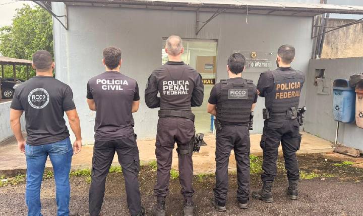 Lideranças de organização criminosa no sistema prisional de Rondônia são alvos de operação da Polícia Federal