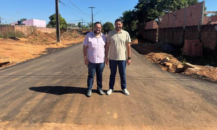 Márcio Pacele acompanha avanço das obras de infraestrutura no Parque Amazônia