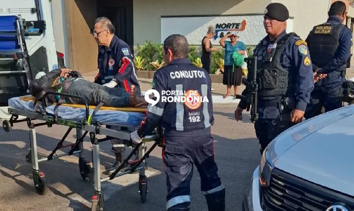 Motociclista fica inconsciente após grave acidente na Avenida Lauro Sodré