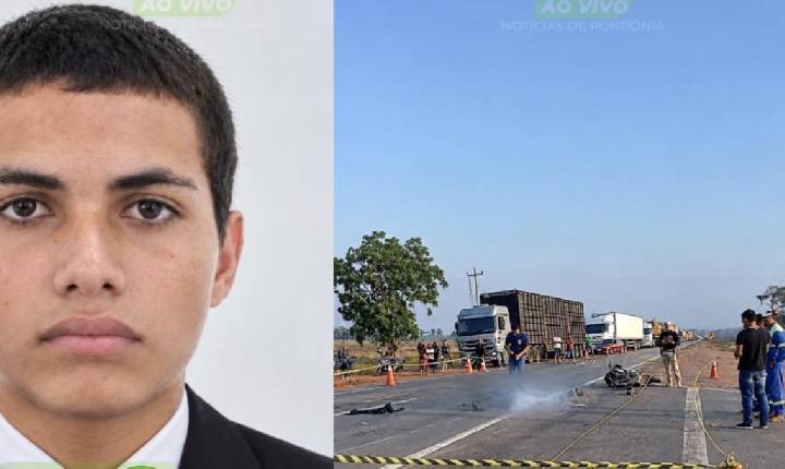 Motociclista morre após colidir com cavalo