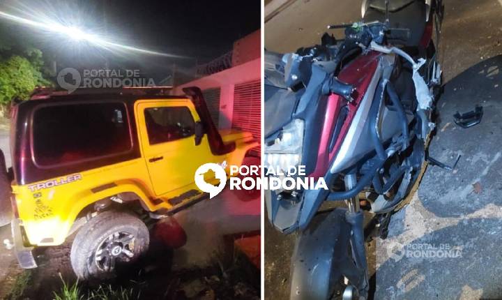 Motorista embriagada atropela e mata motociclista no centro de Porto Velho