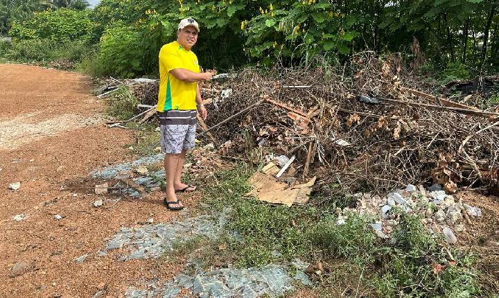 Mutirão de limpeza é realizado no Bairro Aeroclube após solicitação do vereador Edimilson Dourado