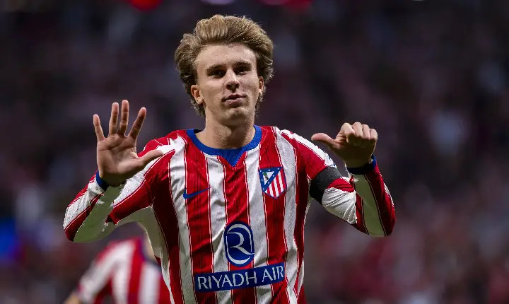 O jovem do Atlético de Madrid que dominou o meio-campo de R$ 900 milhões do Manchester United