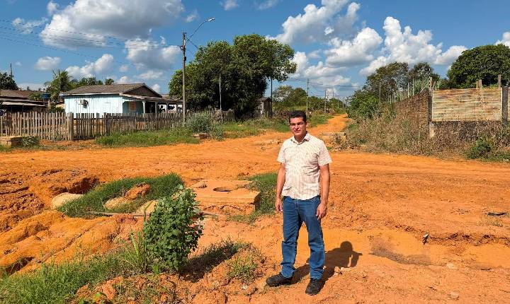 Obras paradas em União Bandeirantes mobilizam vereador Adalto em cobrança por providências