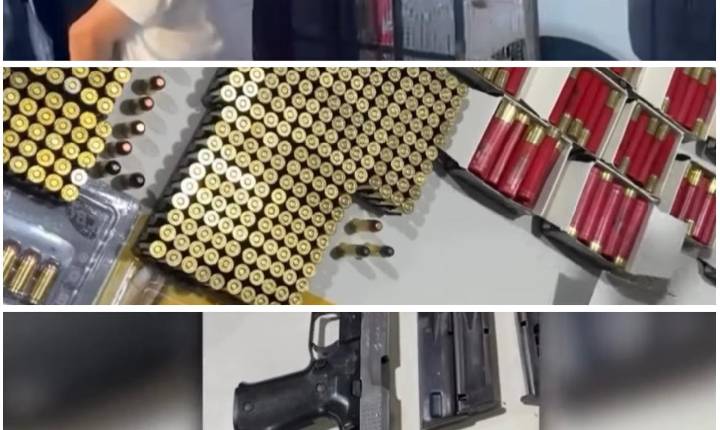 Operação do MP e forças de segurança predem criminosos armas e munições