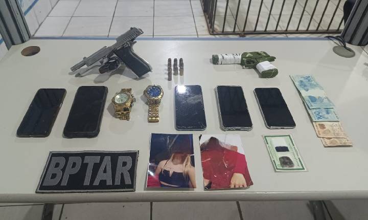 PM APREENDE ARMAS E PRENDE DOIS SUSPEITOS DURANTE OPERAÇÃO CONTRA O CRIME ORGANIZADO EM PORTO VELHO