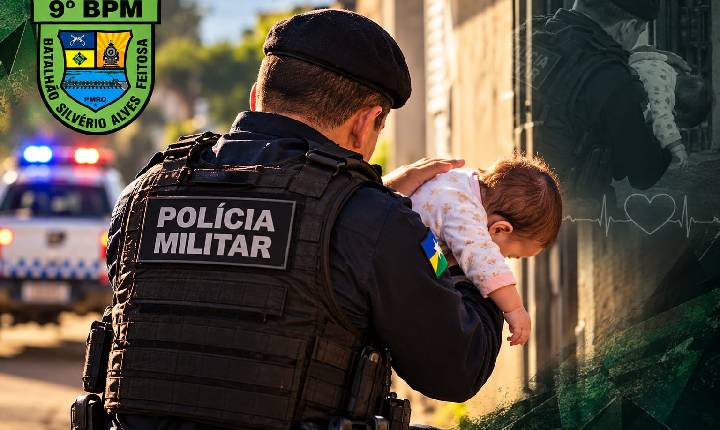 Policial militar do 9º BPM atua em emergência e ajuda a salvar bebê de seis meses em Porto Velho