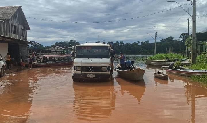 Porto Velho decreta situação de emergência após Rio Madeira ultrapassar nível de segurança