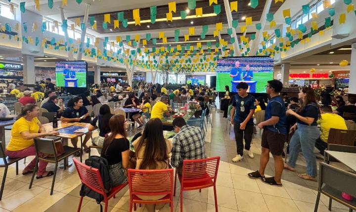 Porto Velho Shopping segue com transmissões dos jogos da Copa do Mundo
