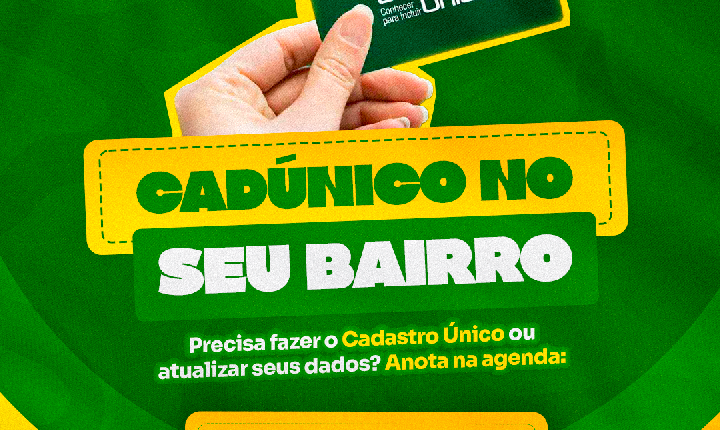 Prefeitura inicia, neste sábado (15), o programa ‘CadÚnico no seu Bairro’ na zona Leste da capital