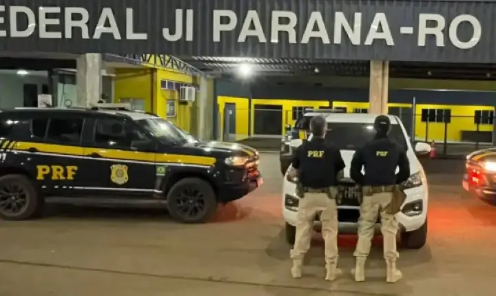 PRF recupera em Ji-Paraná carro roubado que vinha de Goiânia
