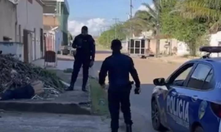 Suspeito de furtos e espancado pela população