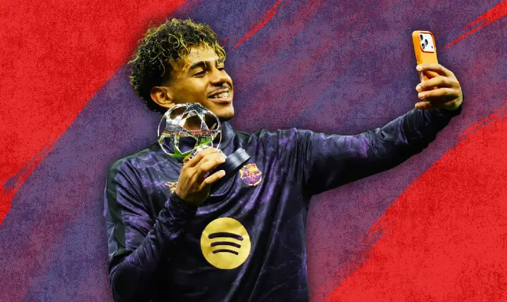 Yamal dá duas assistências, mas fica fora da seleção da rodada da Champions League