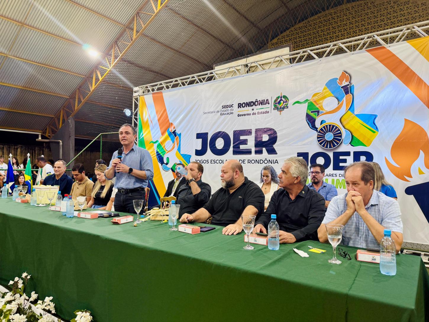 Cerimônia de abertura da fase regional Centro do Joer 2025 é realizada em Cacoal