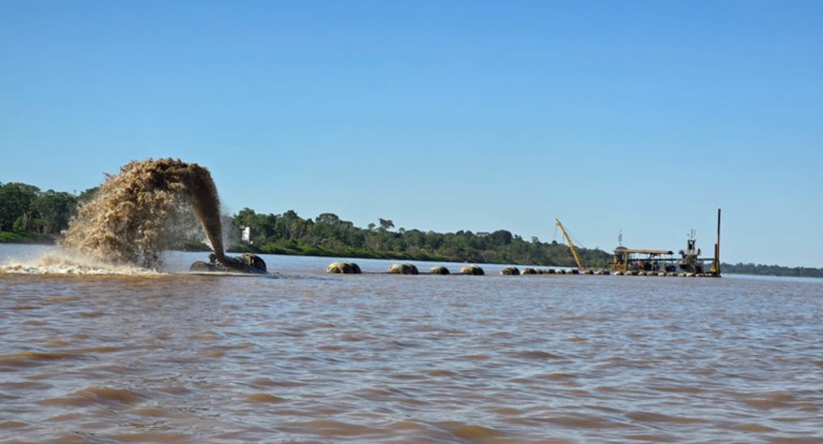 DNIT-RO anuncia dragagem do Rio Madeira no trecho em Humaitá