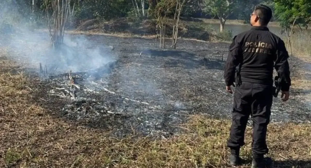 Polícia Federal prende homem em flagrante por queimada ilegal em Rondônia