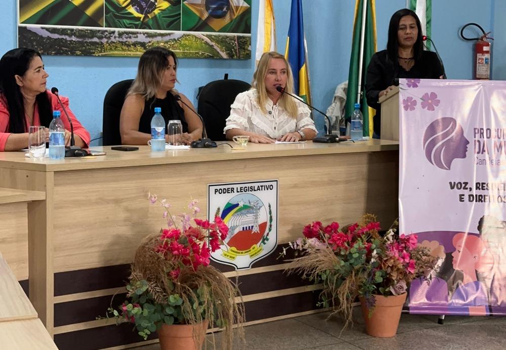 Ieda Chaves acompanha inauguração da Procuradoria da Mulher em Candeias do Jamari
