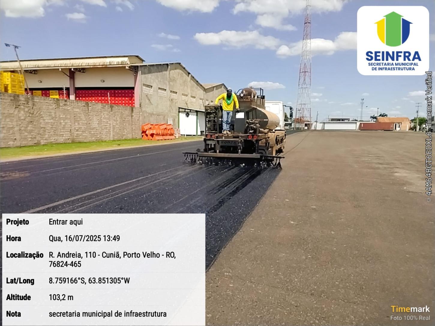 Asfalto em pátio de igreja pode reabrir investigação e colocar TAC em risco em Porto Velho