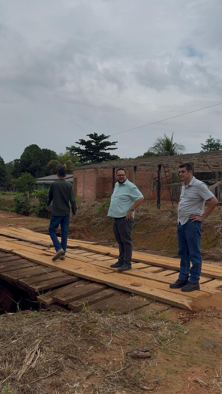 Vereador Adalto de Bandeirantes realiza visita técnica para elaboração de projetos de infraestrutura em União Bandeirantes