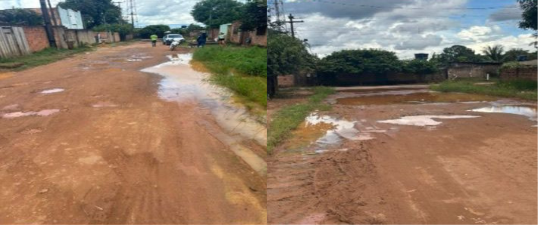 Vereador Gedeão Negreiros solicita obras urgentes para a Rua Canoas, no bairro Marco Freire