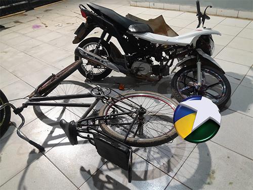 Adolescente é pego no flagra com moto furtada e história mal contada levanta suspeitas