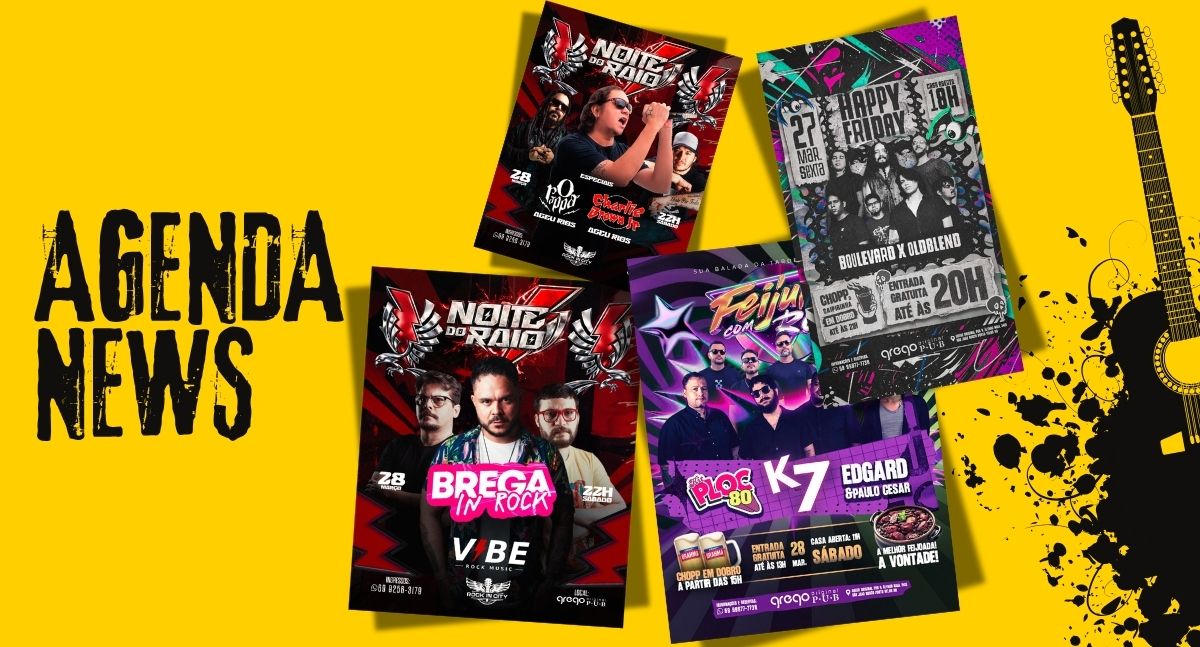 Agenda News: Rock, feijoada e festa no Grego Pub