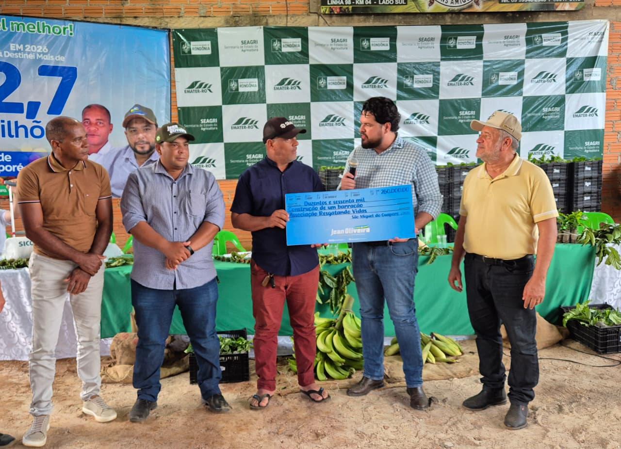 Jean Oliveira viabiliza barracão para Associação Unidos Resgatando Vidas e fortalece trabalho social