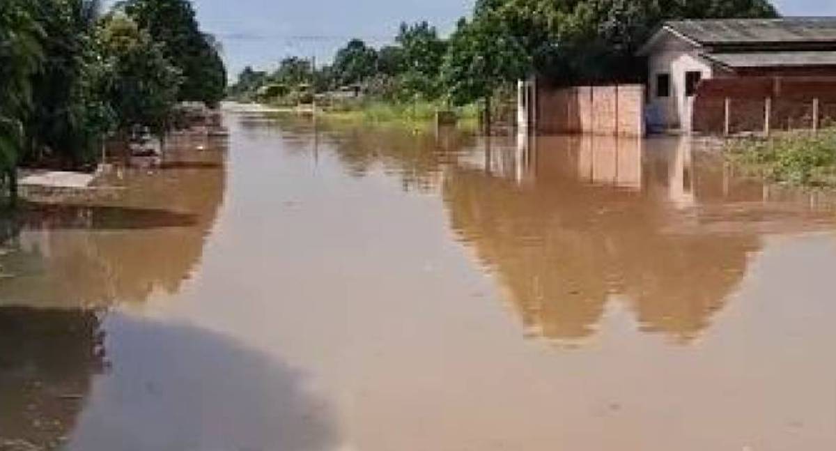 Pimenteiras do Oeste registra 160 mm de chuva em temporal histórico